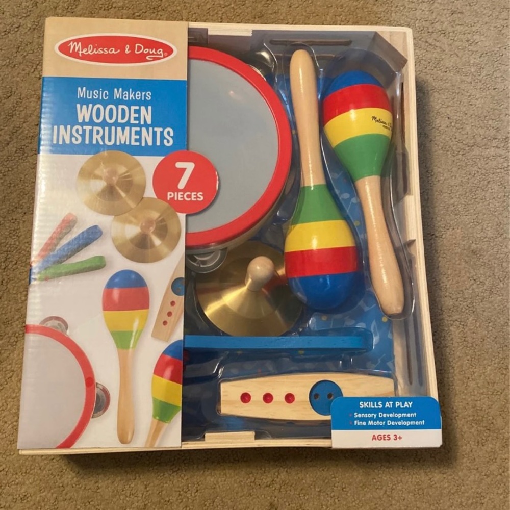 Melissa and Doug wooden instruments